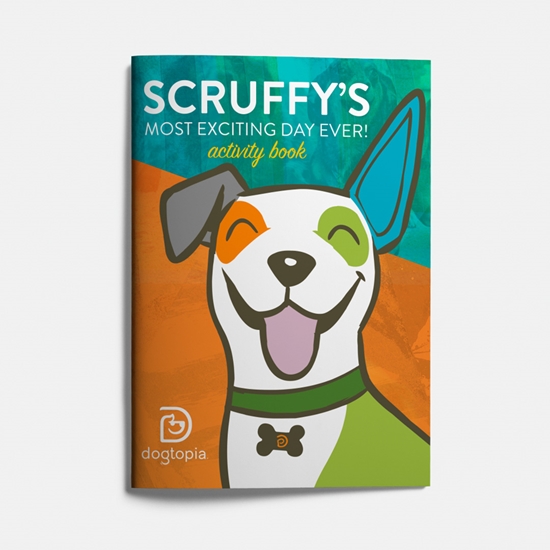 Coloring Book about a dog named Scruffy