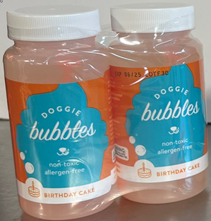 Bubbles 4oz Birthday Cake, Pack of 2