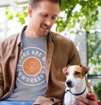 Dogs are my Co-Worker T-Shirt - FCLTSCWUSCWSSLGLG