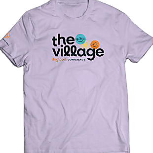 The Village Lavender T shirt LG 